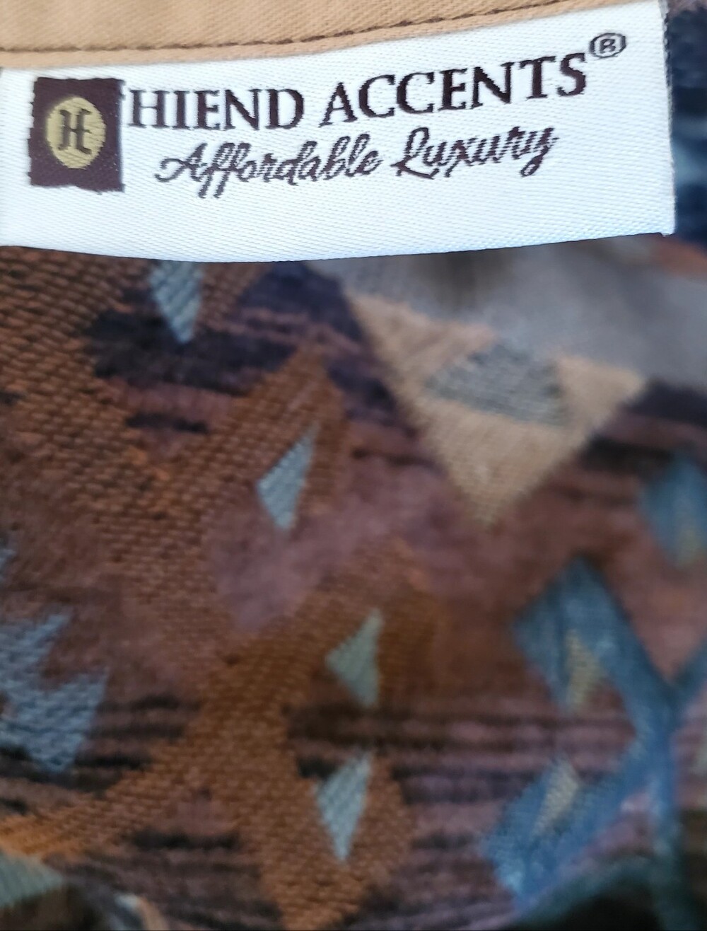 Brown and Teal Decorative Pillow Covers And Comforter.